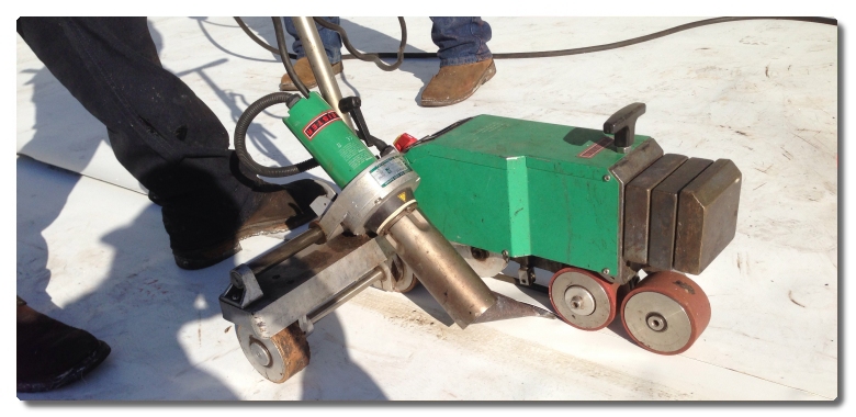 Thermoplastic polyolefin (TPO) single-ply roofing